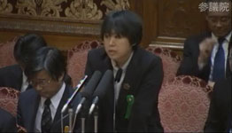 2011年12月2日参議院「東日本大震災復興特別委員会」で、参考人として発言